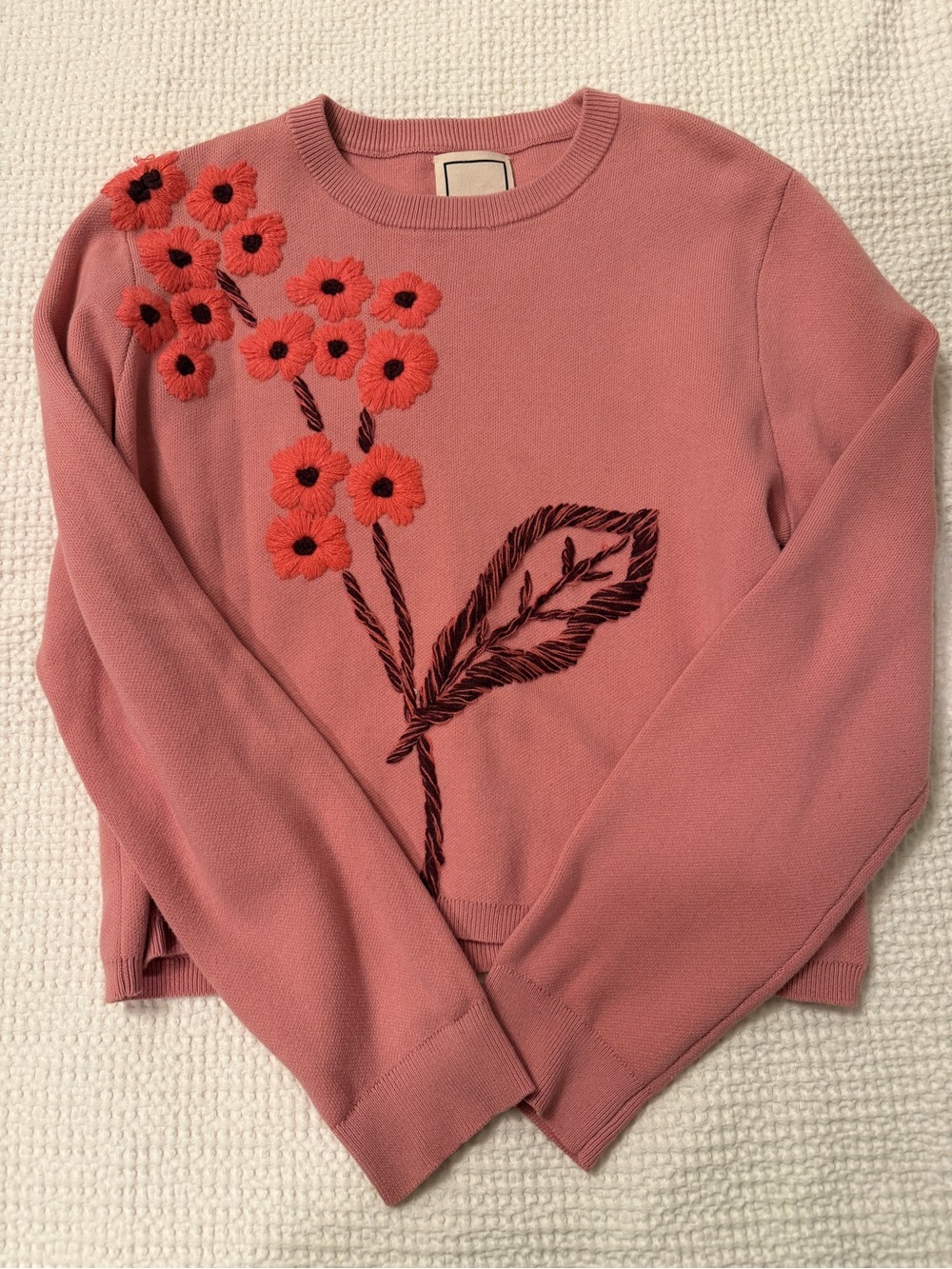 Noir Dusty Pink Knit Crewneck